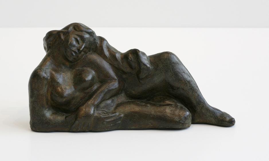 Untitled, 1950 painted plaster 6 1/2 x 13 x 5 1/2...