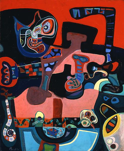 The Jungle, 1945 oil on canvas 32 x 26 inches / 81...