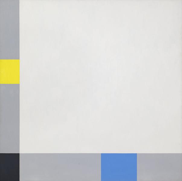 Second Theme-Grey, 1961 oil on linen 70 x 70 inche...