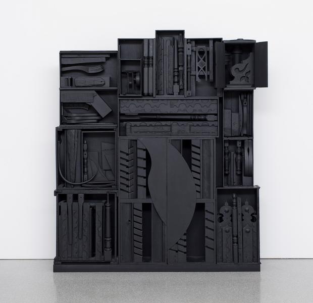 Nightscape I, 1974–83 painted wood construct...