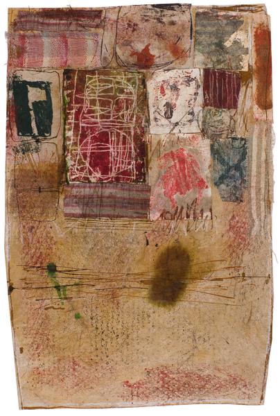 Untitled (C82243), 1982 mixed media collage with f...