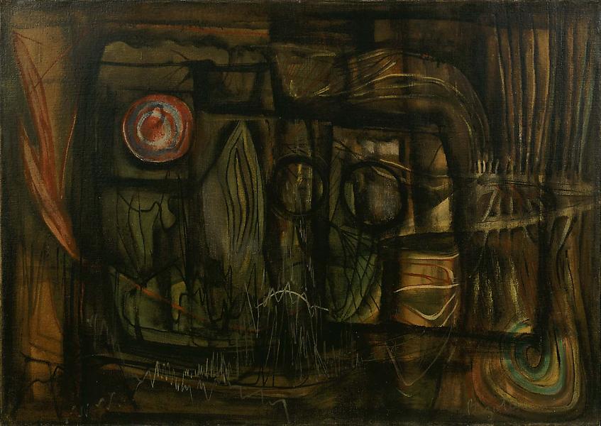 Mirror at Midnight II, 1942 oil on canvas 20 1/8 x...