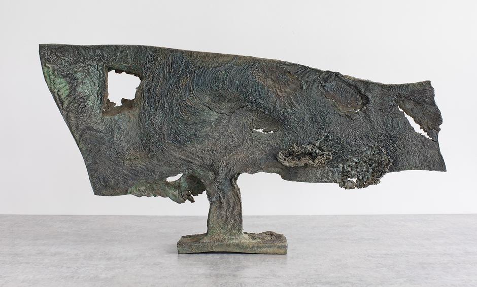 Untitled (Spill Cast), c.1960 bronze 25 1/2 x 51 x...