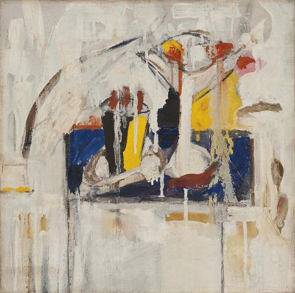 Untitled, 1952 oil on canvas 14 x 14 inches / 35.6...