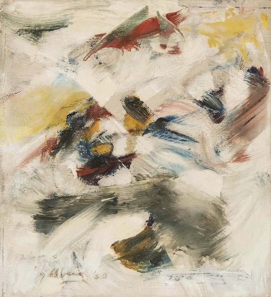 Michael Goldberg (1924-2007) Untitled, 1953 oil on...