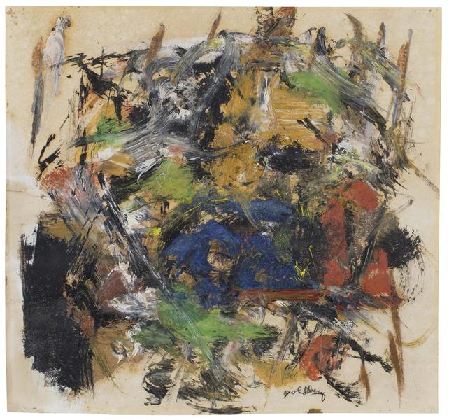 Michael Goldberg (1924-2007) Untitled, c.1957 oil...