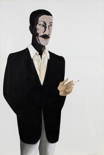 Portrait of Norman Lewis, 1985 oil on canvas with...