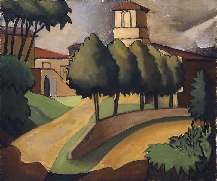 Untitled, c.1929 oil on canvas 21 1/4 x 25 1/2 inc...