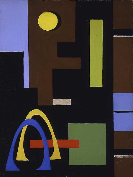 Untitled, c.1938 oil on canvasboard 16 x 12 inches...