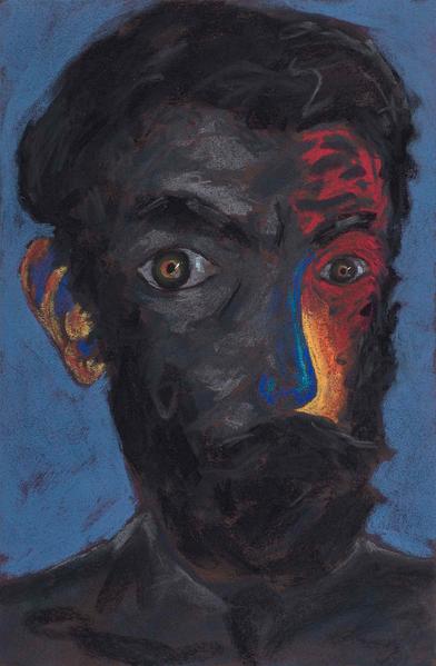 Lucas Samaras (b.1936) Head #183, 1981 pastel on b...