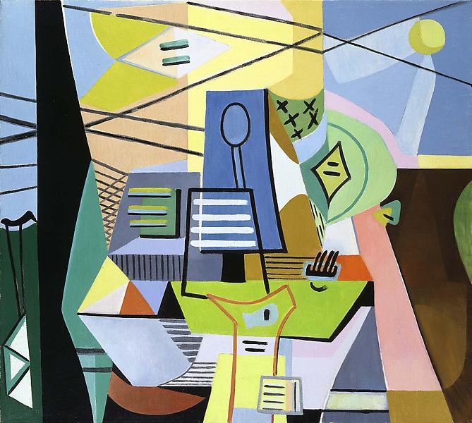 Untitled, c.1945 oil on canvas 25 x 28 inches / 63...