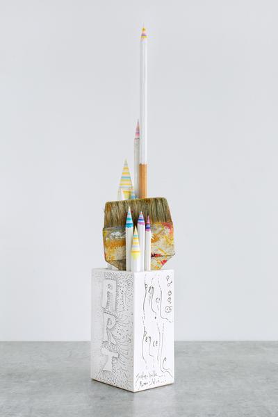Pencil Pencelle (51/2015), 2015 ink, graphite, pai...