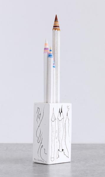 Pencil Pencelle (55/2015), 2015 ink, graphite, 4 a...