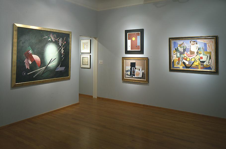 Installation Views - Abstraction Across America, 1934 – 1946 - September 11 – November 9, 1996 - Exhibitions