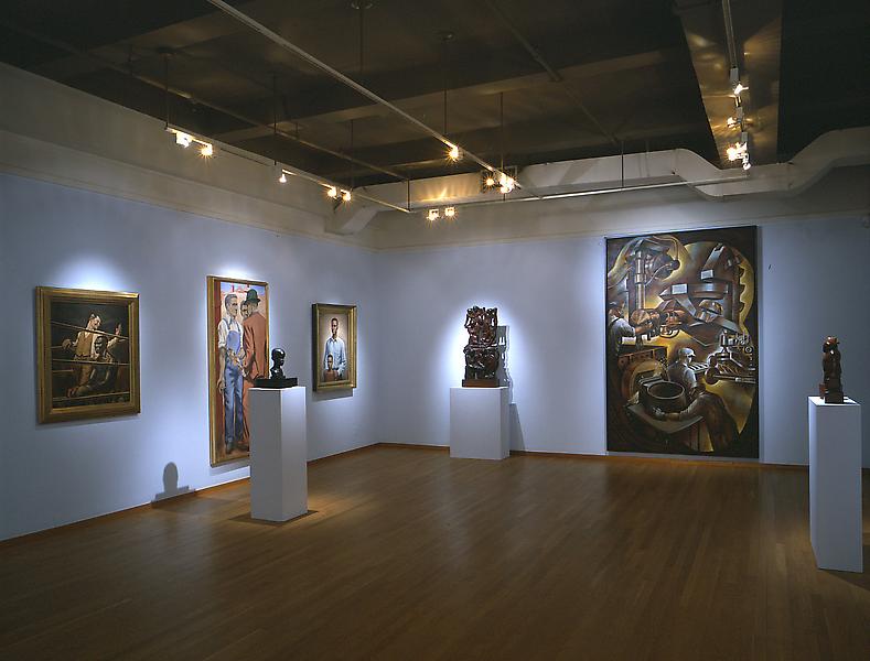 Installation Views - American Identity: Figurative Painting and Sculpture, 1930-1945 - May 9 – August 1, 2003 - Exhibitions