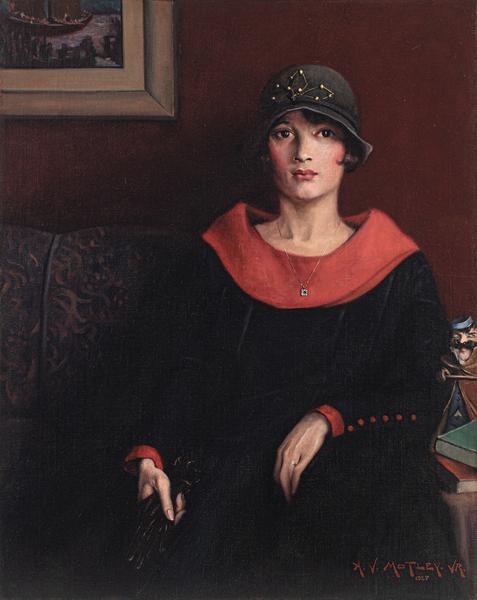 The Octoroon Girl, 1925 oil on canvas 38 x 30 1/4...