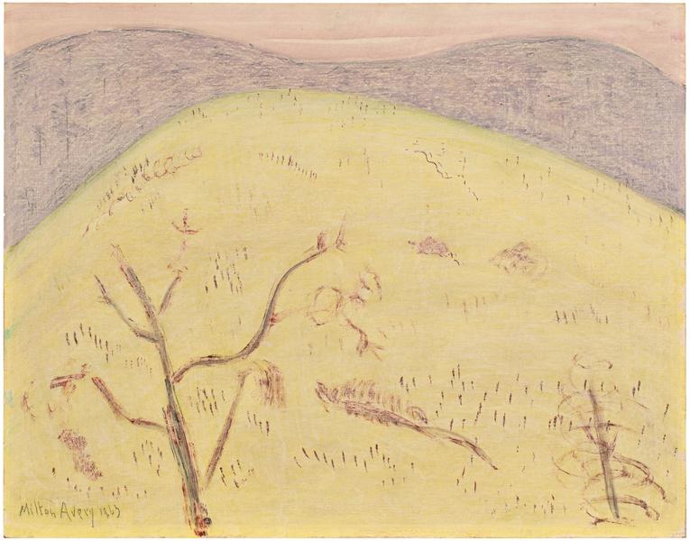 Milton Avery (1885-1965) Autumn Meadow, 1963 oil o...
