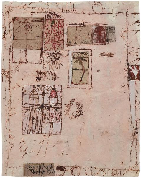 Untitled (C82370), 1982 mixed media collage with p...