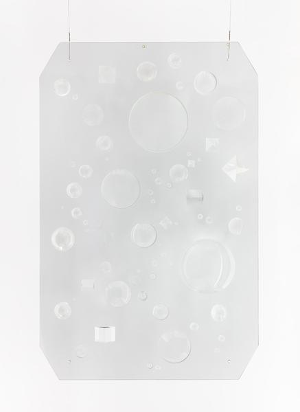 Untitled, 2016 glass, glass lens and prism 39 1/2&...