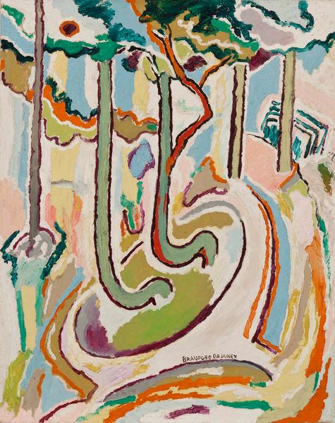 Beauford Delaney (1901-1979) Untitled (Trees), c.1...