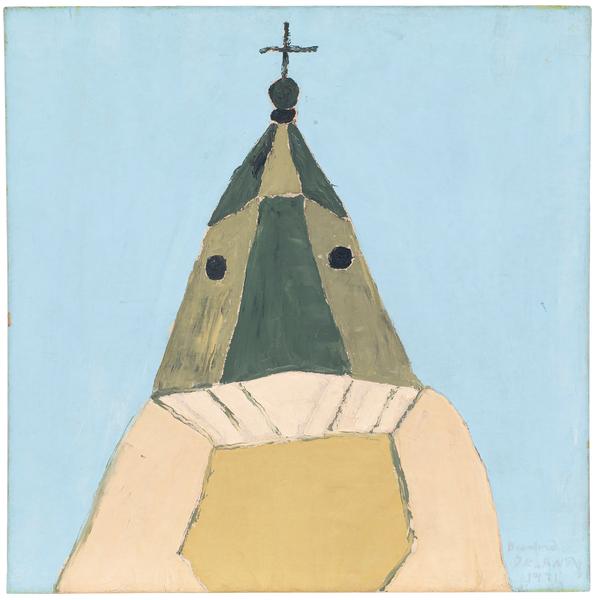 Untitled, 1971 oil on canvas 21 3/16 x 21 3/4 inch...