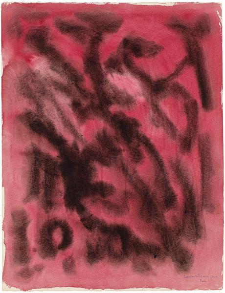Untitled, 1962 watercolor on paper 26 x 19 3/4 inc...