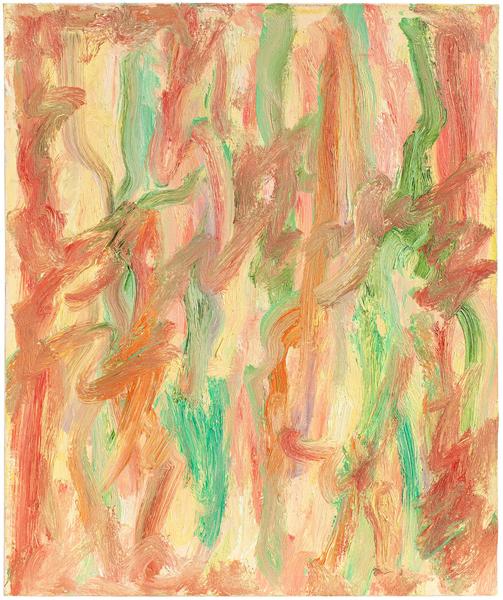 Untitled (Movement: Green to Red), c.1968 oil on c...