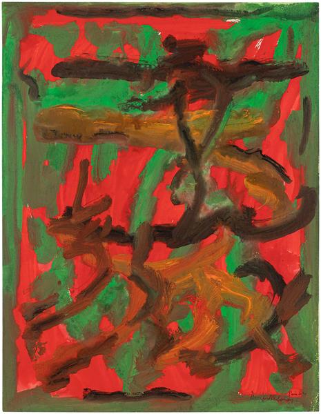 Untitled, 1962 gouache and watercolor on paper 25...