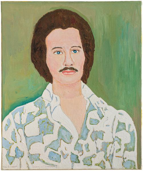 Untitled (Portrait of a Man), c.1970 oil on canvas...