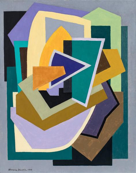 Blanche Lazzell (1878-1956) Abstraction I (Oil Pai...