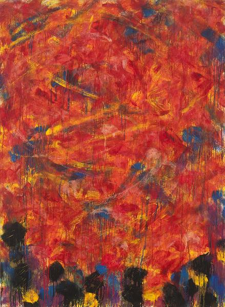 Norman Bluhm (1921-1999) Red Weather, 1957 oil on...