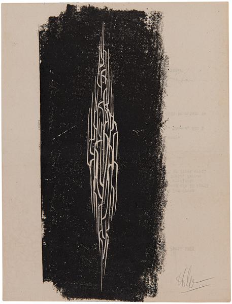 Harold Cousins (1916-1992) Untitled, c.1955 linocu...