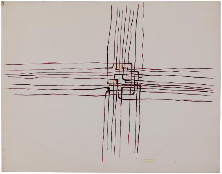 Harold Cousins (1916-1992) Untitled, 1956 ink and...