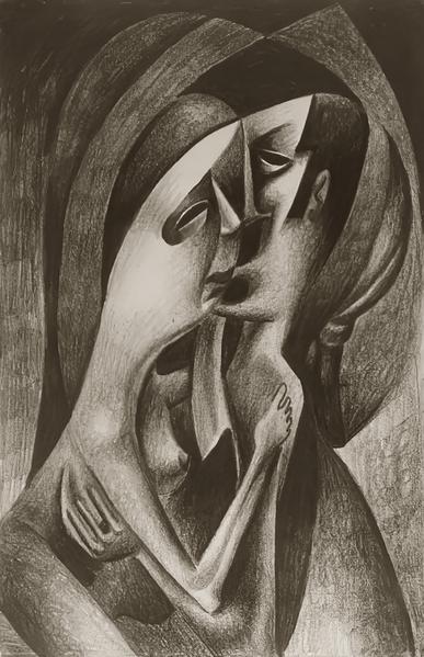 Federico Castellon (1914-1971) Untitled (Kiss), c....