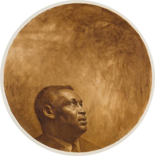 Charles White (1918-1979) Paul Robeson, 1973 oil a...
