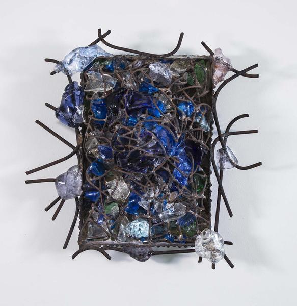 Glass Painting #22, 1965 glass and steel 18 1/2&qu...