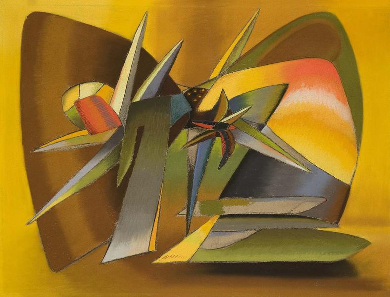 The Desert (Composition in Yellow Light), 1938 pas...