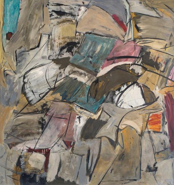 Michael Goldberg (1924-2007) Untitled, 1952-53 oil...