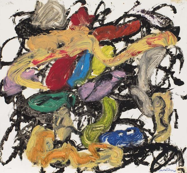 Michael Goldberg (1924-2007) Untitled (21/02-DWG),...
