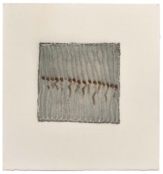 Untitled (21/74-DWG), 1974 watercolor on Dremel dr...