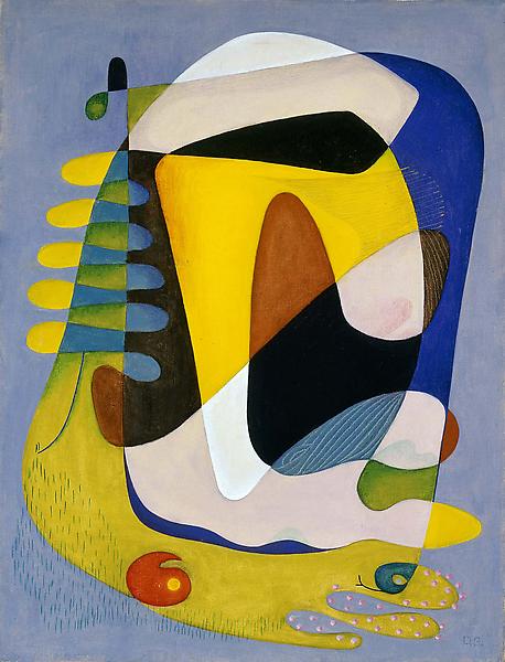 Untitled, c.1941 oil on canvas 25 x 19 inches, sig...