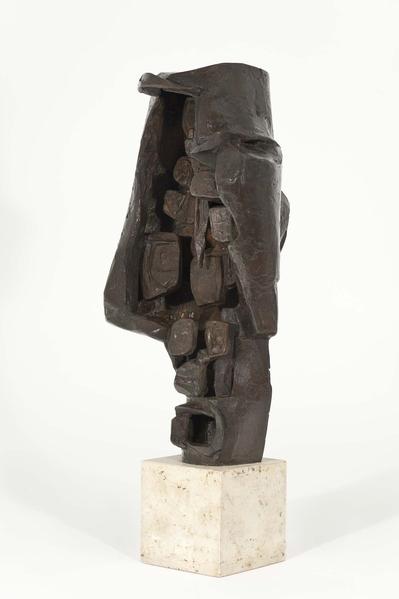 Omphalos, 1959 bronze 15" x 6 3/4" x 6&q...