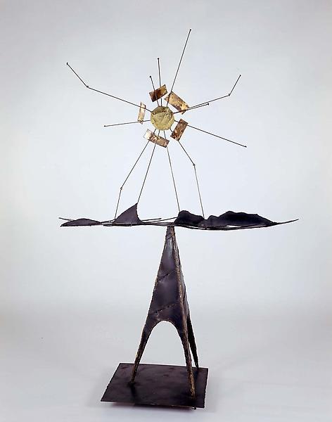 Untitled, c. 1952 steel, copper rods, various meta...