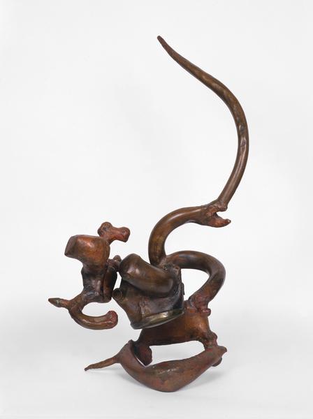 Untitled, 1961 copper, brass, patina and paint 18...