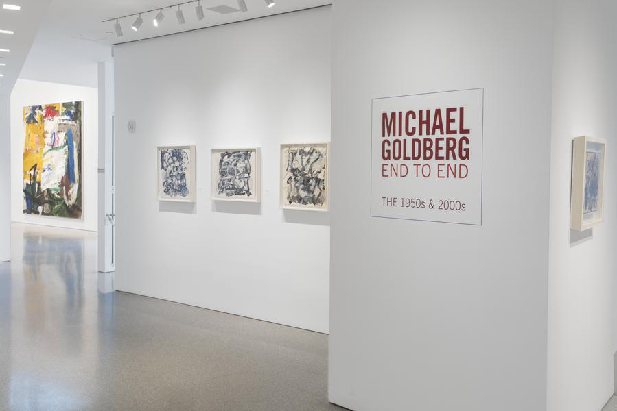 Installation Views - Michael Goldberg End to End: The 1950s & 2000s - January 27 – March 31, 2018 - Exhibitions