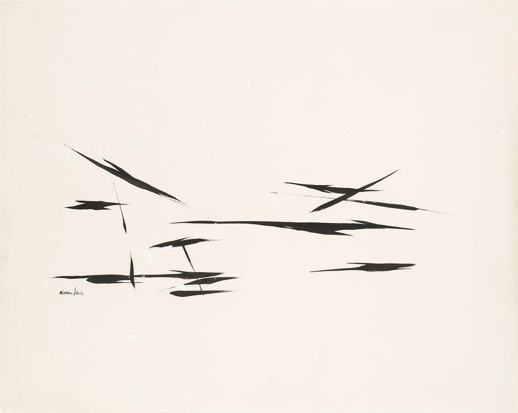 Untitled, c.1954 ink and gouache on paper 19"...