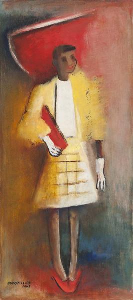 Norman Lewis (1909-1979) Untitled (Woman in Red Ha...