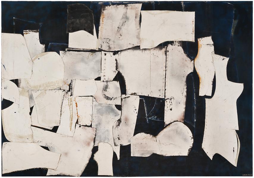 The Passage (L-L-12-61), 1961 oil, canvas and mixe...