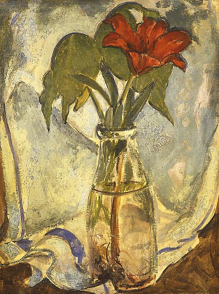Still Life with Red Lily, c.1912 oil on canvas 19...