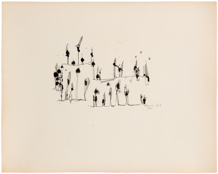 Norman Lewis (1909-1979) Untitled, 1949 ink on pap...
